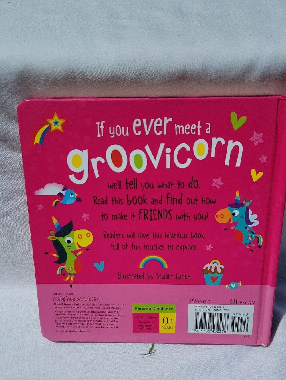 Groovicorn And No Probllama Kids Board Book - Colorful Unicorn Fun